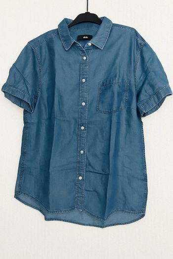 Chemise slim fit  hm bleu denim taille M