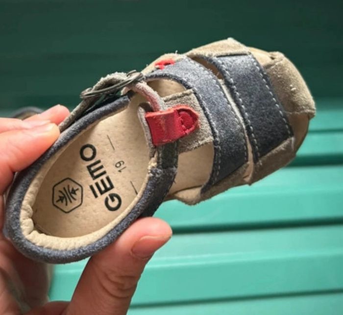 👣 Sandales bébé cuir – Taille 19 – Gémo - photo numéro 12