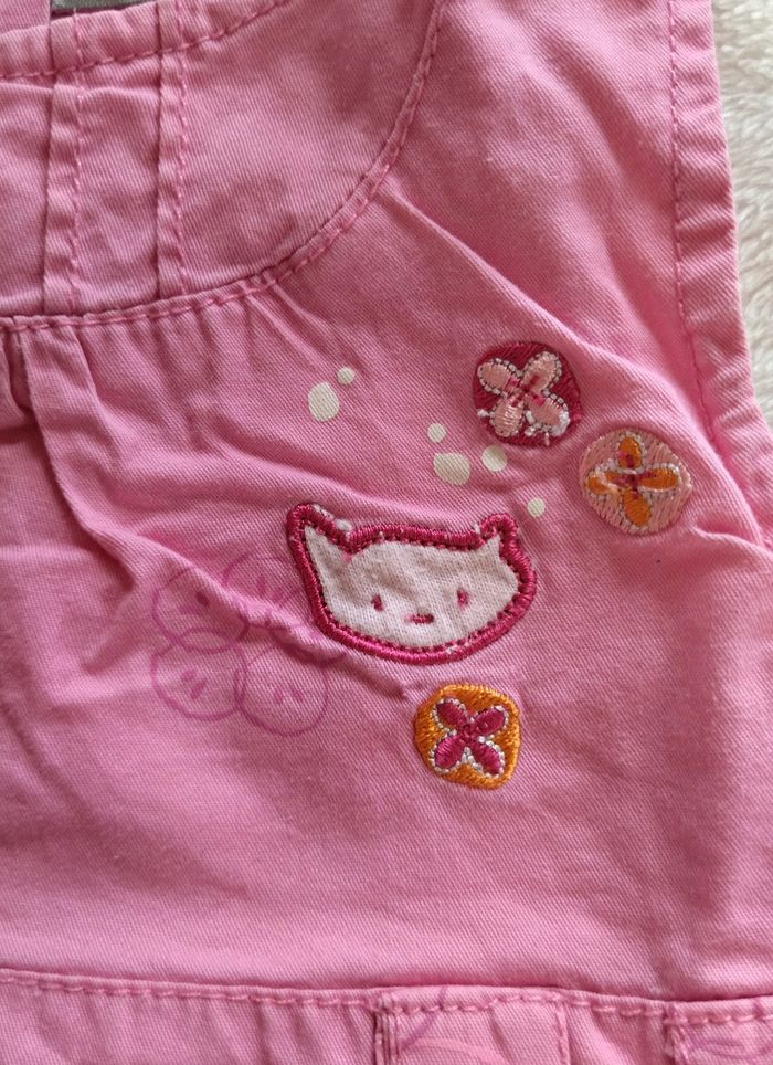 Robe mi-saison/hiver rose MINI POUCE, Taille 18 mois - photo numéro 5