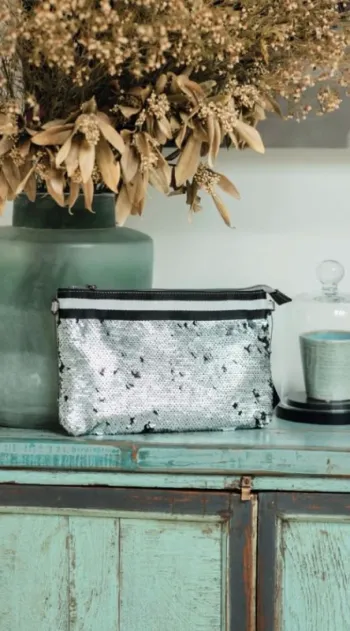 Superbe pochette sequins