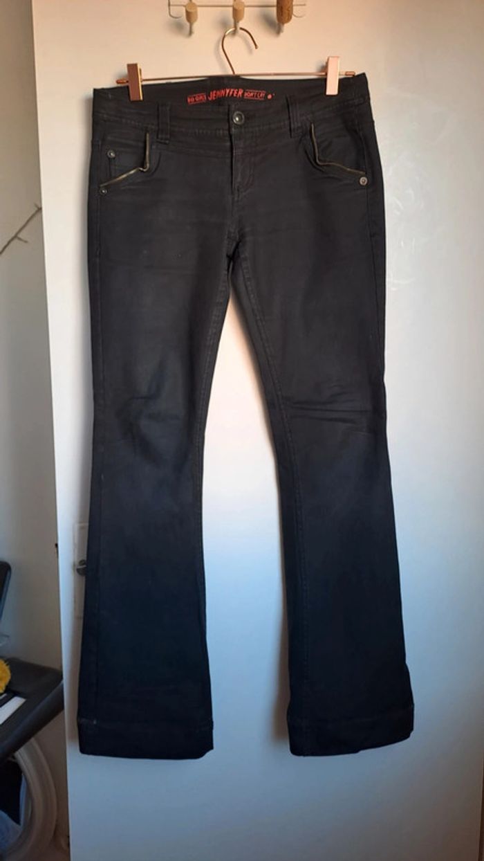 Jean bootcut taille basse en 38