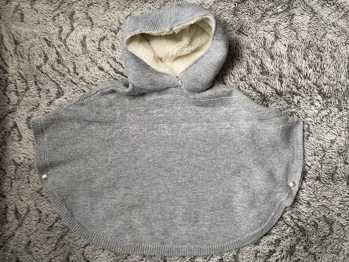 Poncho gris Okaïdi - 6 ans
