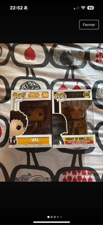 Lot 2 funkos Star Wars