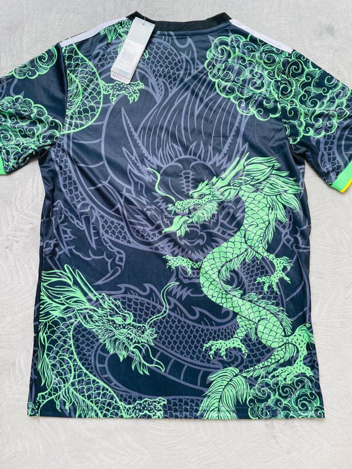 Maillot concept foot Réal Madrid noir et vert dragon taille S - photo numéro 9