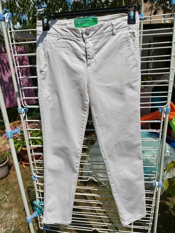 Jean's blanc