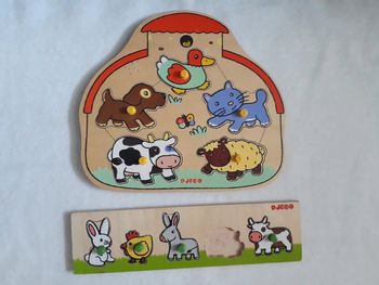 2 puzzles d encastrement