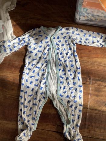 Pyjama petit bateau en jersey 12 mois