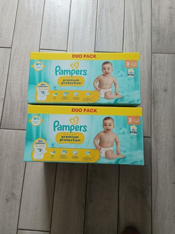 184 couches Pampers premium protection taille 3