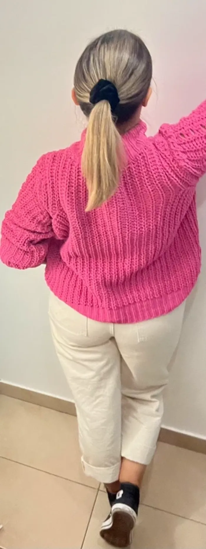 Pull Doux Maille Chenille Vero Moda Taille S-M - photo numéro 7
