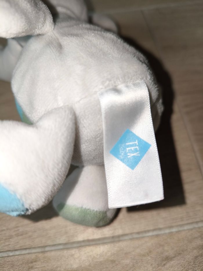 Doudou éléphant tex multicolore - photo numéro 5