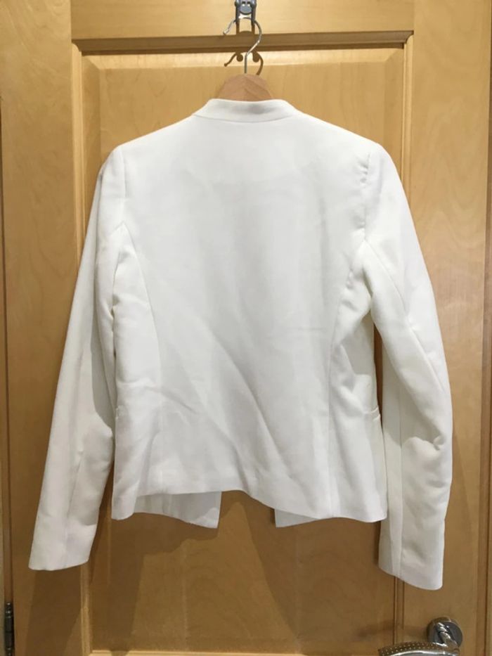 Veste de tailleur kiabi crème - photo numéro 2