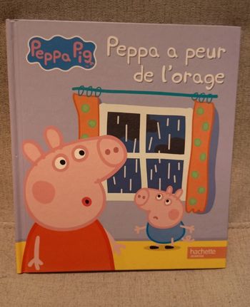 Livre Peppa pig peppa a peur de l'orage