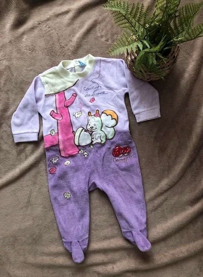 Grenouillère parme violet fille Babygro - photo numéro 4