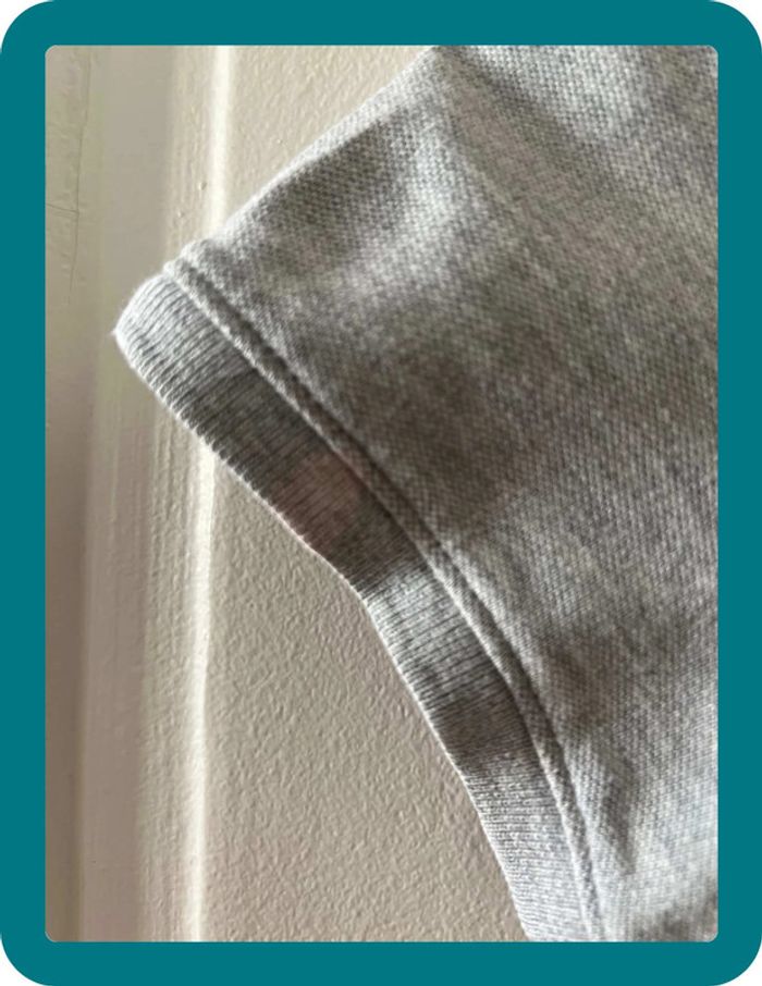 Polo manches courtes grand col V piqué de coton - Ralph Lauren - photo numéro 4