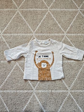 Tee-shirt singe - Tape à l'œil - 6 mois/68 cm