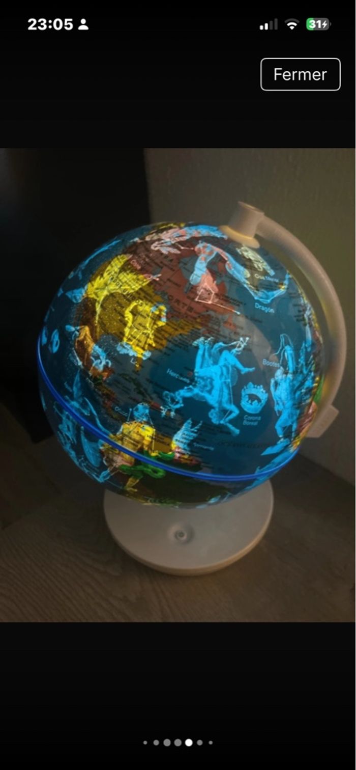 Globe lumineux enfant - photo numéro 5