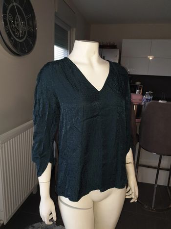 Chemisier ikks bleu canard