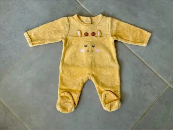 Pyjama girafe Vertbaudet naissance 50 cm
