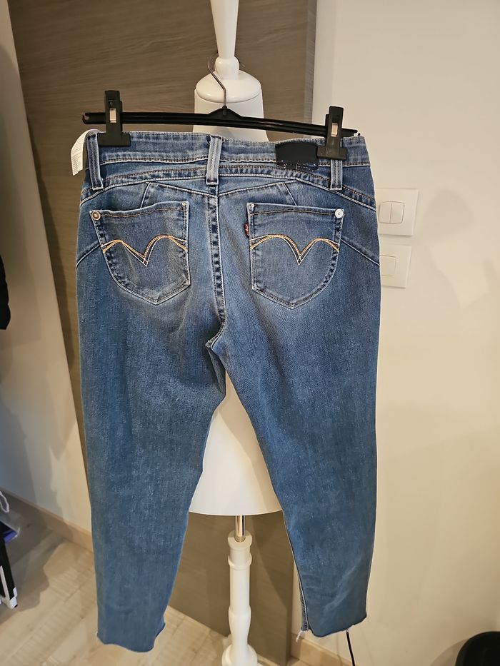 jean levi’s femme skinny demi curve taille w30 bleu - photo numéro 5