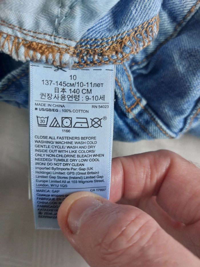 Jeans GAP taille 10 ans - photo numéro 5