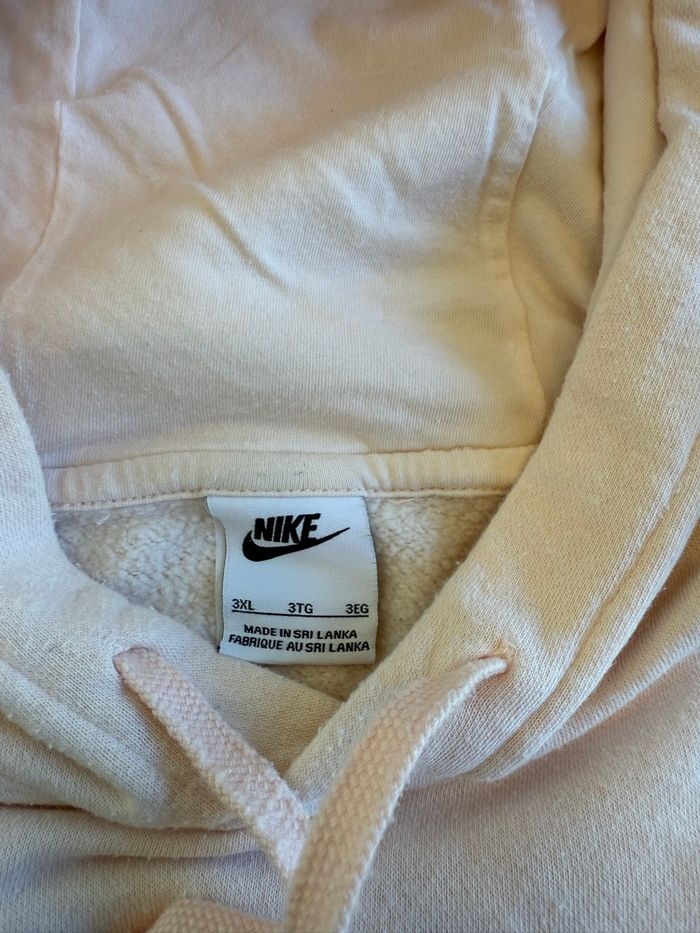 Sweat à capuche Nike rose saumon - 3XL - photo numéro 2