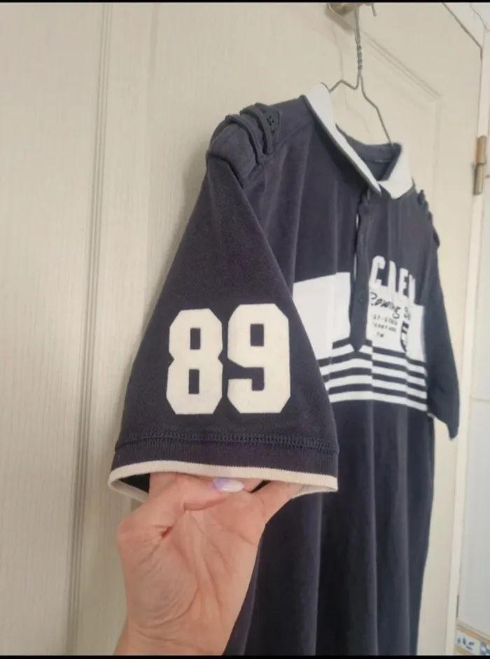 Neuf polo bleu marine homme celio taille XL/40 - photo numéro 3