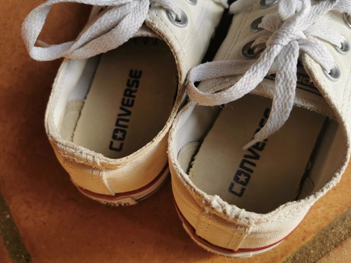 Converses baskets basses en tissu pointure 36,5 - photo numéro 8