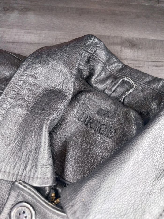 Veste zip en cuir en très bon état Brice XL - photo numéro 2