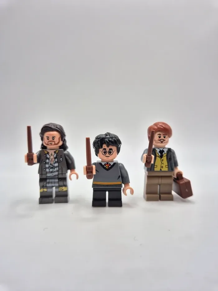 Figurines type lego Harry + Lupin et Sirius Black Harry Potter