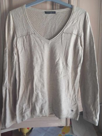 Pull fin beige taille M Bonobo