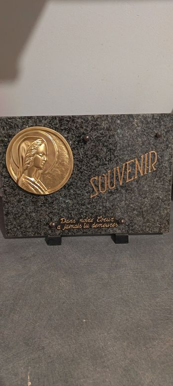 Plaque en marbre