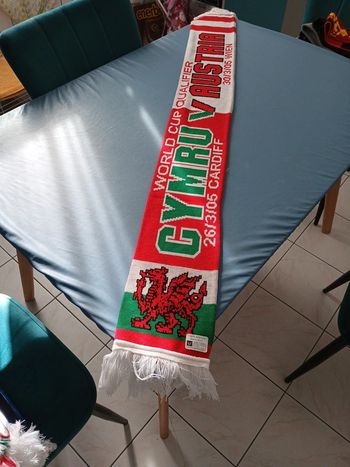 Écharpe foot match pays de galle Autriche austria