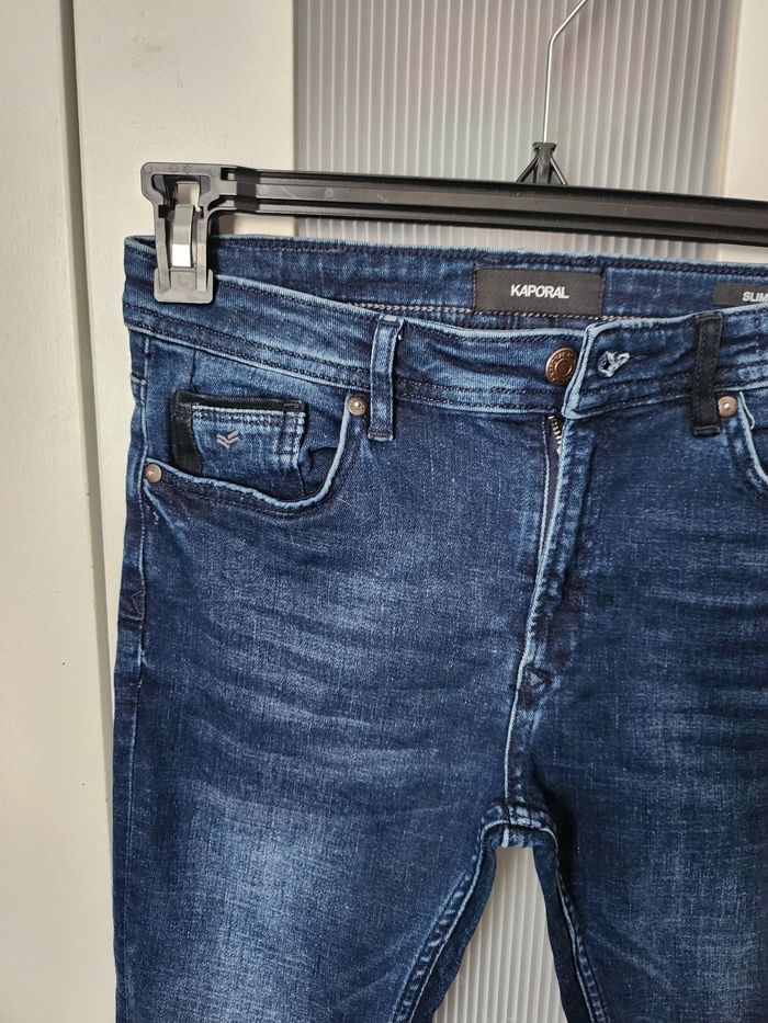 Jeans slim feat kaporal  garcon taille 14ans - photo numéro 2