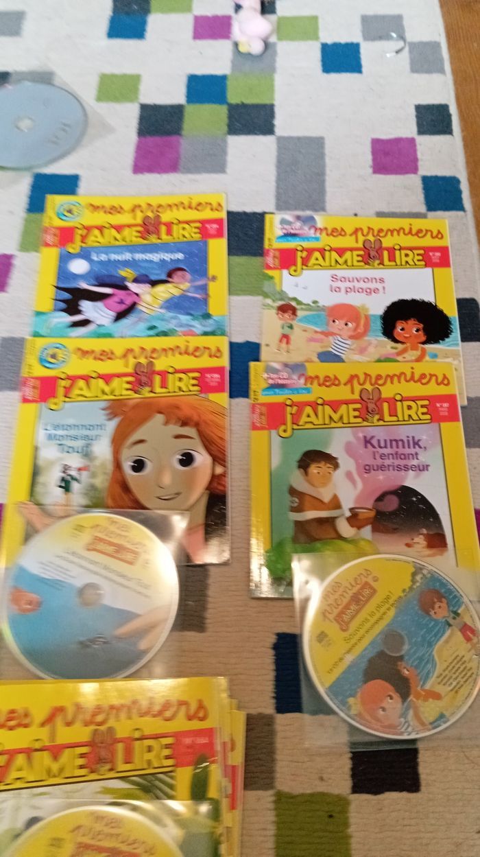 Lot 36 magazine Mes premiers J'aime lire avec CD - photo numéro 7