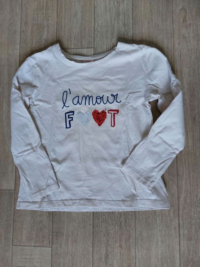 T-shirt ML l'amour foot TAO 6A