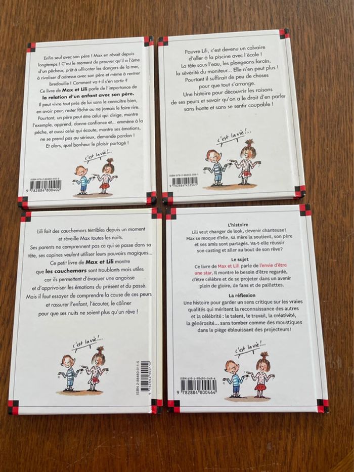 Lot de quatre livres Lili et Max - photo numéro 2