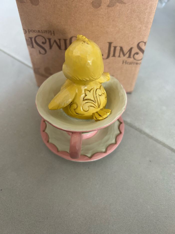 Figurine Mini Poussin Dans Une Tasse À Thé - Jim Shore Heartwood Creek - photo numéro 2