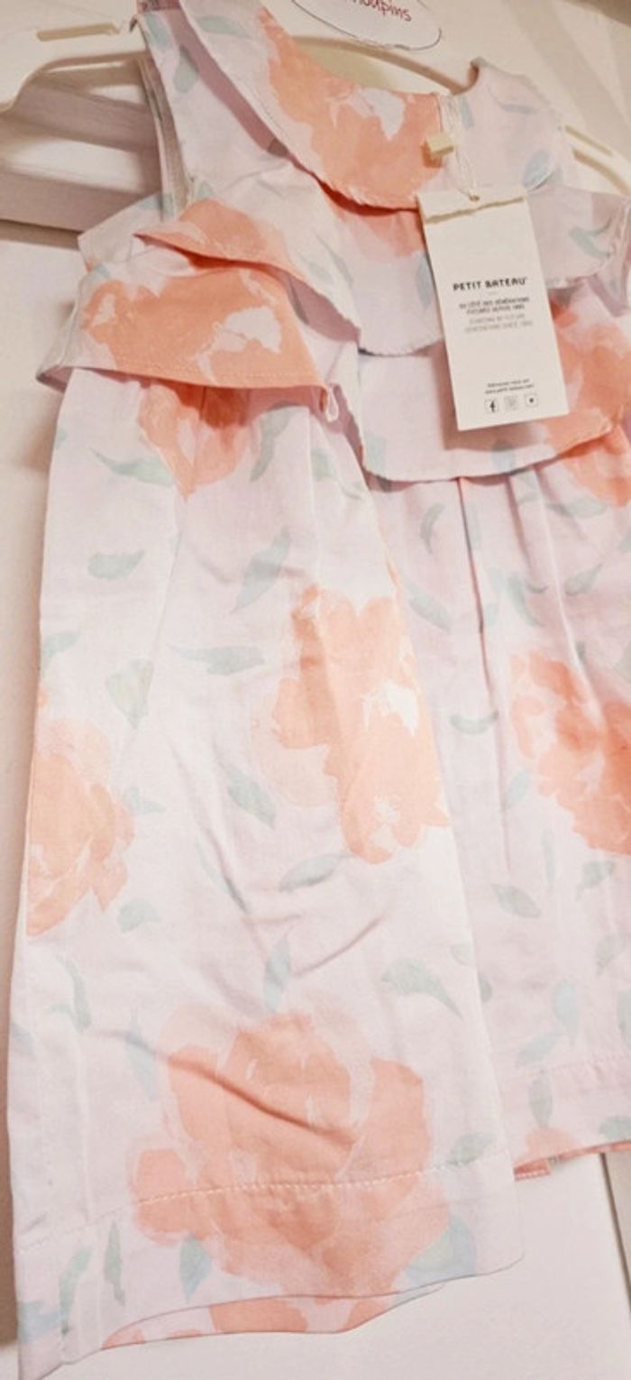 Robe 100% coton Petit Bateau Taille 12 mois - photo numéro 2