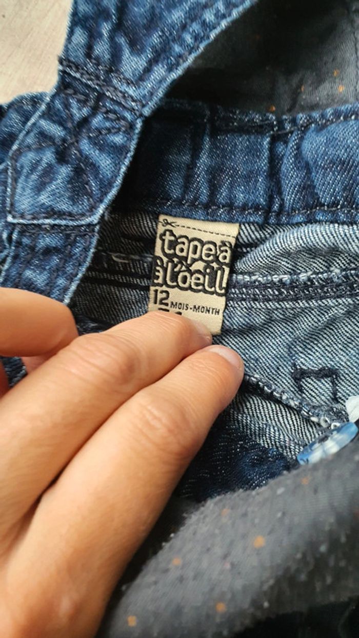 Salopette tao 12 mois en très bon état - photo numéro 3