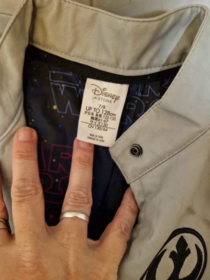 Veste 7/8ans star wars rebel alliance disney store grise - photo numéro 4