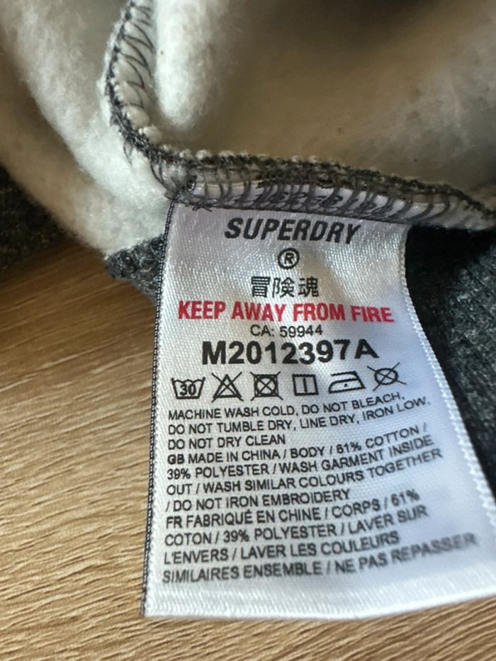 Pull gris Superdry - photo numéro 6