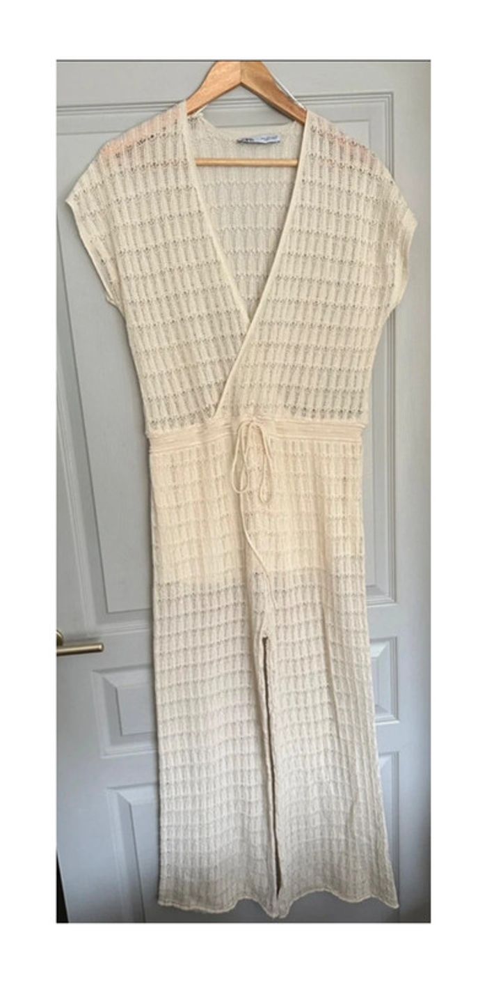 Combinaison fluide Zara beige/creme - photo numéro 2