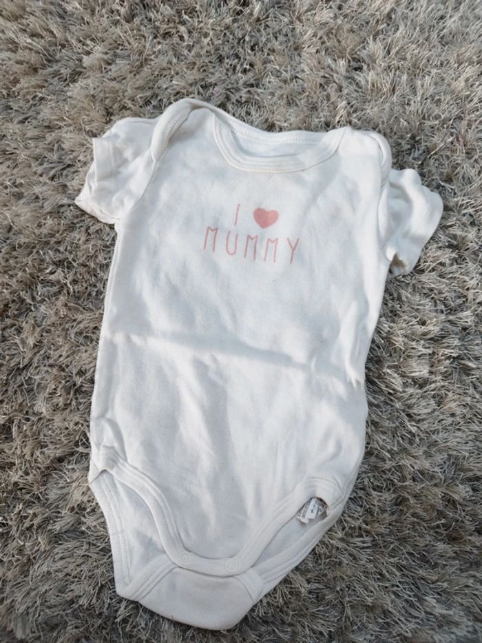 Lot de 4 body manches courtes bébé fille taille 6 mois été - photo numéro 9