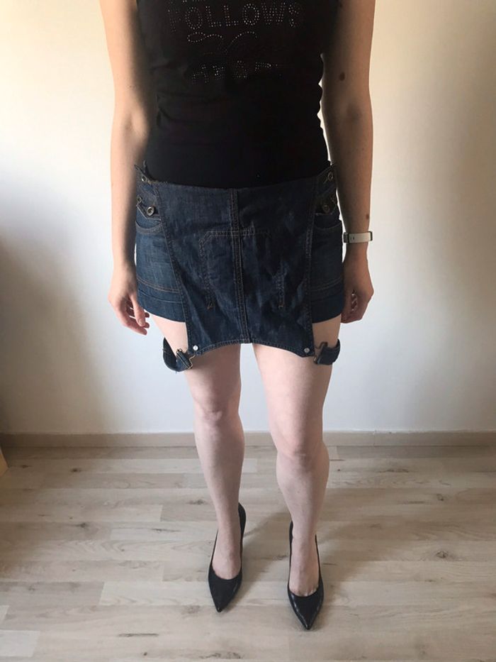 Salopette short en jean pimkie - photo numéro 3