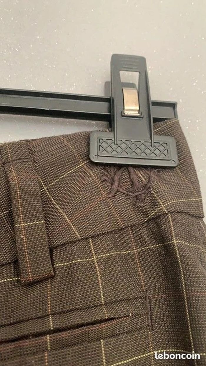 Pantalon à carreaux DDP T36 - photo numéro 3