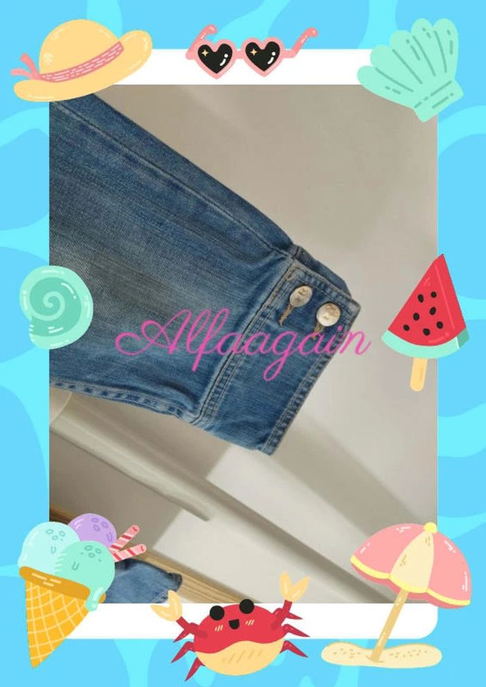 Bermuda jean Roxy 8ans - photo numéro 3