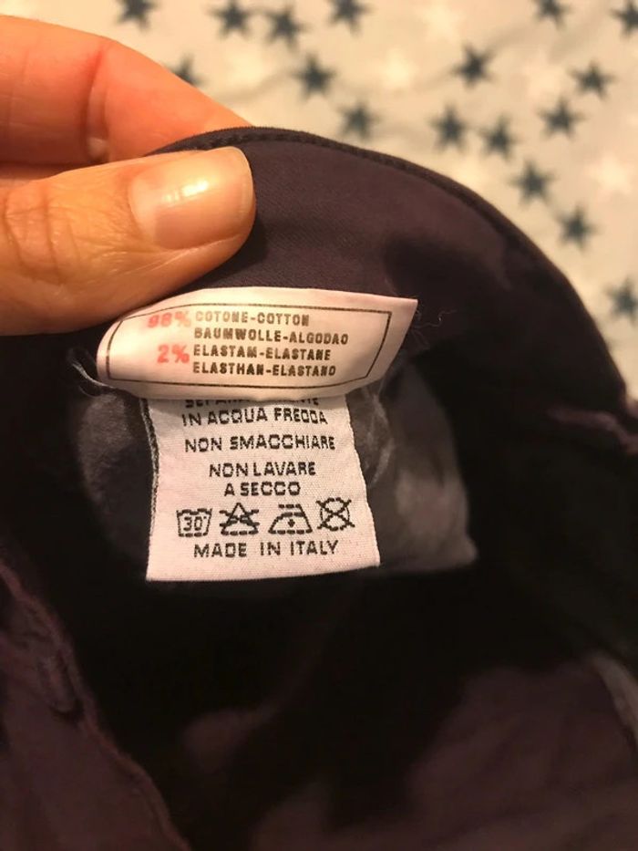 Joli jeans stretch Miss Sixty violet taille 31 état parfait - photo numéro 4