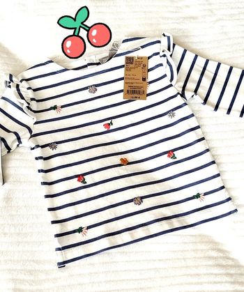 Bout'chou Marinière Fille 36 mois NEUVE 
