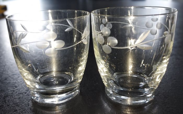 Verres à liqueur vintage