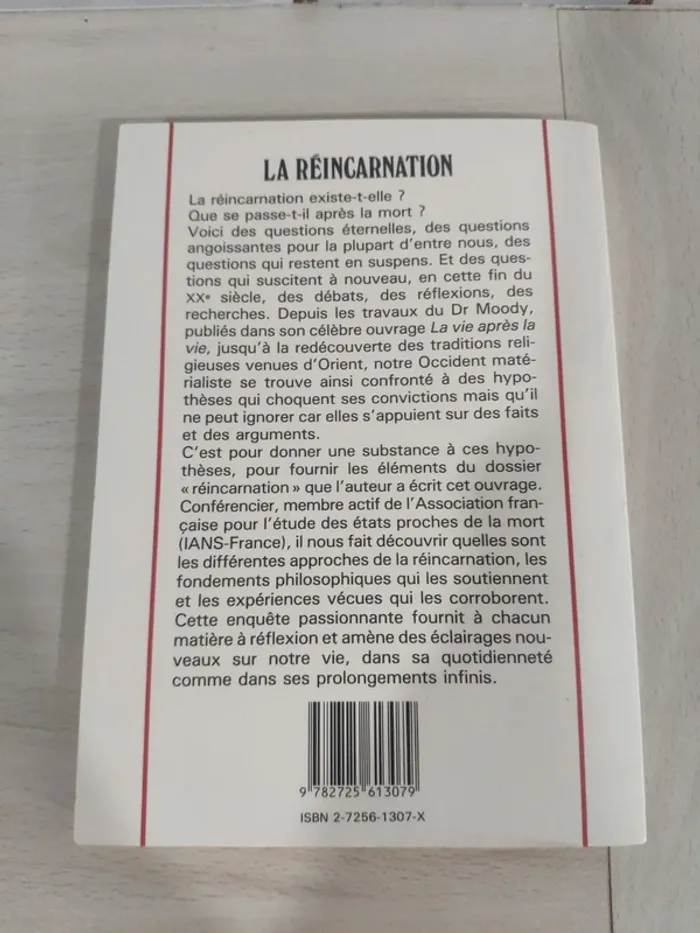 Livre la réincarnation des preuves aux certitudes Siemons spiritualité - photo numéro 6